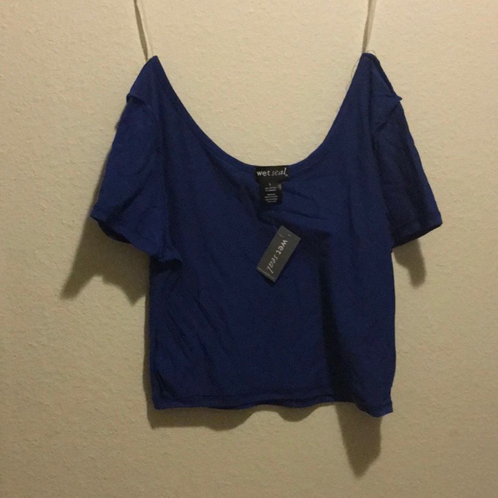 Wet seal crop top